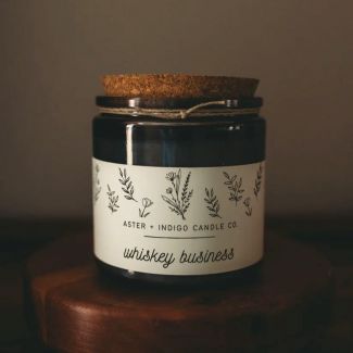 Aster + Indigo Candle: Whiskey Business