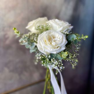 White Rose - Hand Tied Bouqet