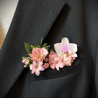 Blush Collection: Pocket Boutonniere 