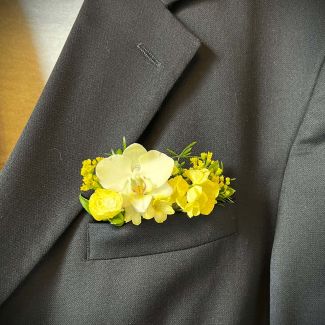 Yellow Collection: Pocket Boutonniere 