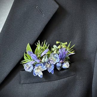 Indigo Collection: Pocket Boutonniere